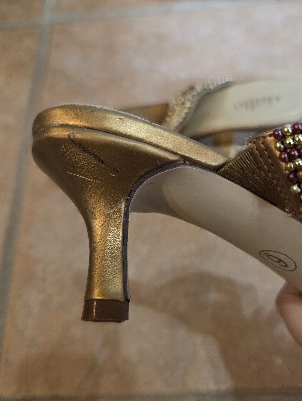 Rialto Beaded Boho Hippie Clubwear Heeled Sandals Summer | 6 - Picture 3 of 7